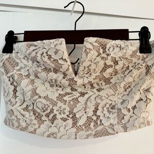 Floral Lace Crop Top